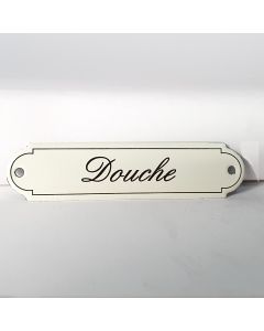 Naambordje Douche