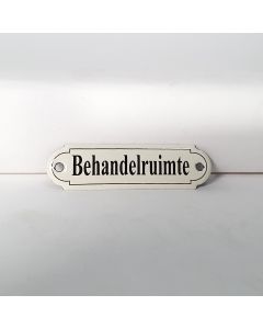 Deurbordje Behandelruimte