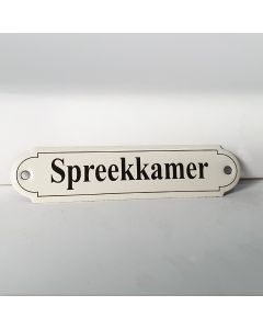 Naamplaatje Spreekkamer