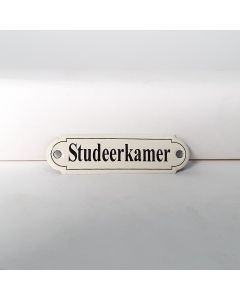 Deurbordje Studeerkamer