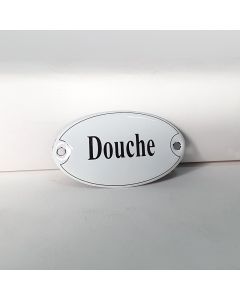 Naamplaatje Douche