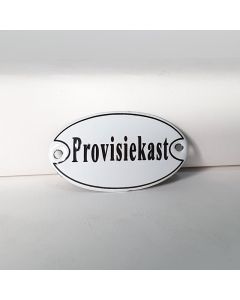 Naamplaatje Provisiekast