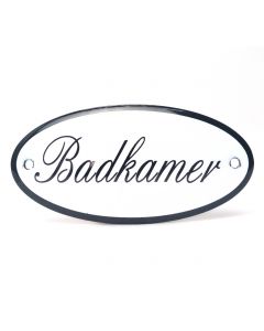 Naambord Badkamer