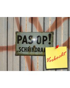 Pas op ! schrikdraad (oor)