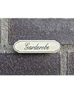 Garderobe vlak zonder gaten klassiek