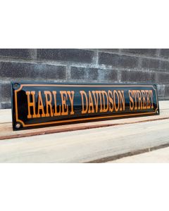 Harley Davidson street Oranje