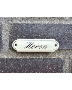 Naamplaat Heren Klassiek