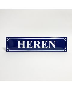 Heren straatnaambord