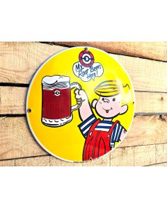 A&W Rootbeer vintage emaille bord