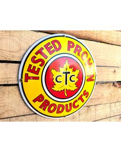 Canadian Tire Corporation vintage emaille bord
