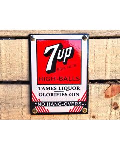 7up high-balls emaille bord
