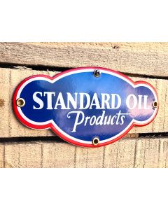Standard oil products emaille bord