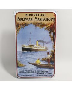 Emaille reclamebord Paketvaart