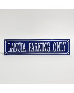 Lancia parking only