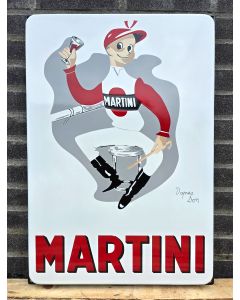 Martini Jockey emaille bord