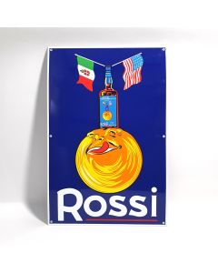 emaille bord ROSSI Martini - vermouth & rossi - torino