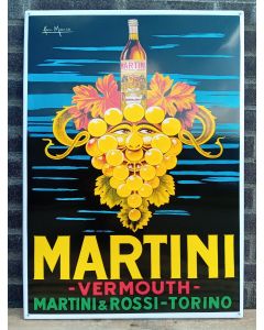 emaille bord Martini - vermouth & rossi - torino