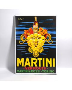 emaille bord Martini - vermouth & rossi - torino