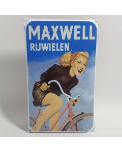 Emaille reclamebord Maxwell