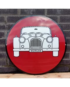 Morgan Motor rond rood