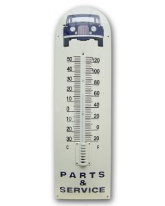 Morgan parts blauw thermometer emaille