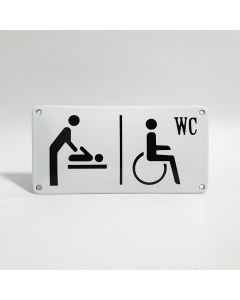 Invalide toilet / Verschoon plaats