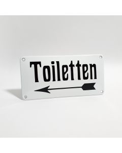 Toiletten "pijl naar links"