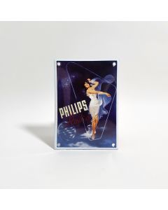 Philips staand nostalgisch emaille