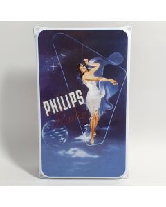 Emaille reclamebord Philips staand