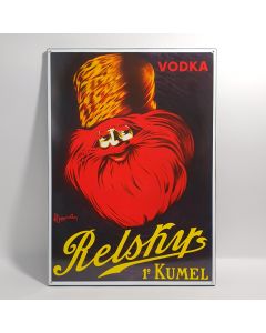 emaille bord Relsky Vodka 1e Kumel