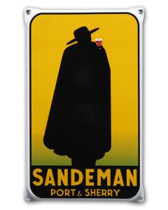 Emaille reclamebord Sandeman