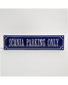 Scania parking only