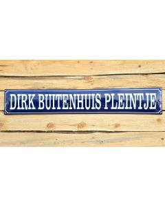 Straatnaambord met kader