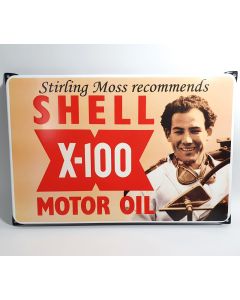 Stirling Moss - Shell X-100 Motor Oil