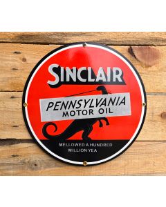 Sinclair Pennsylvania motor oil sign