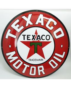 Texaco motor oil groot emaille