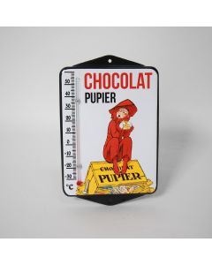 Chocolat Pupier emaille thermometer
