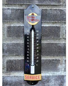 Thermometer Royal Enfield service 6,5x30cm Emaille