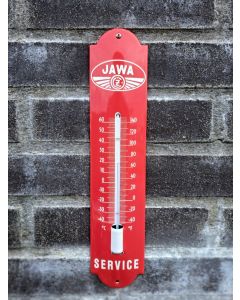 Thermometer Jawa Service 6,5x30cm Emaille