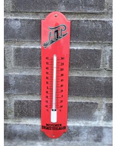 Thermometer JAP motoren ersatzteillager 6,5x30cm Emaille