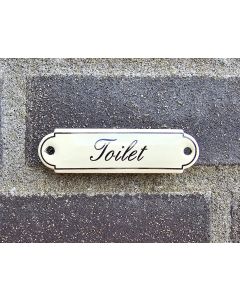 Naamplaat Toilet Klassiek