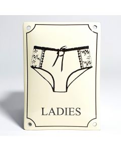 Ladies slip toiletbord