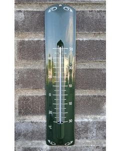 Thermometer deco groen