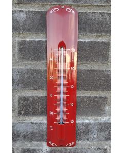 Thermometer deco rood