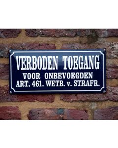 Verboden Toegang