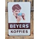 Beyers Koffies emaille bord 