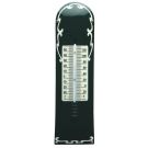 Thermometer groen met decoratie