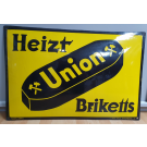 Union Briketts emaille bord