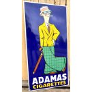 Emaille reclamebord Adamas Cigarettes GROOT