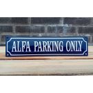 Alfa parking only